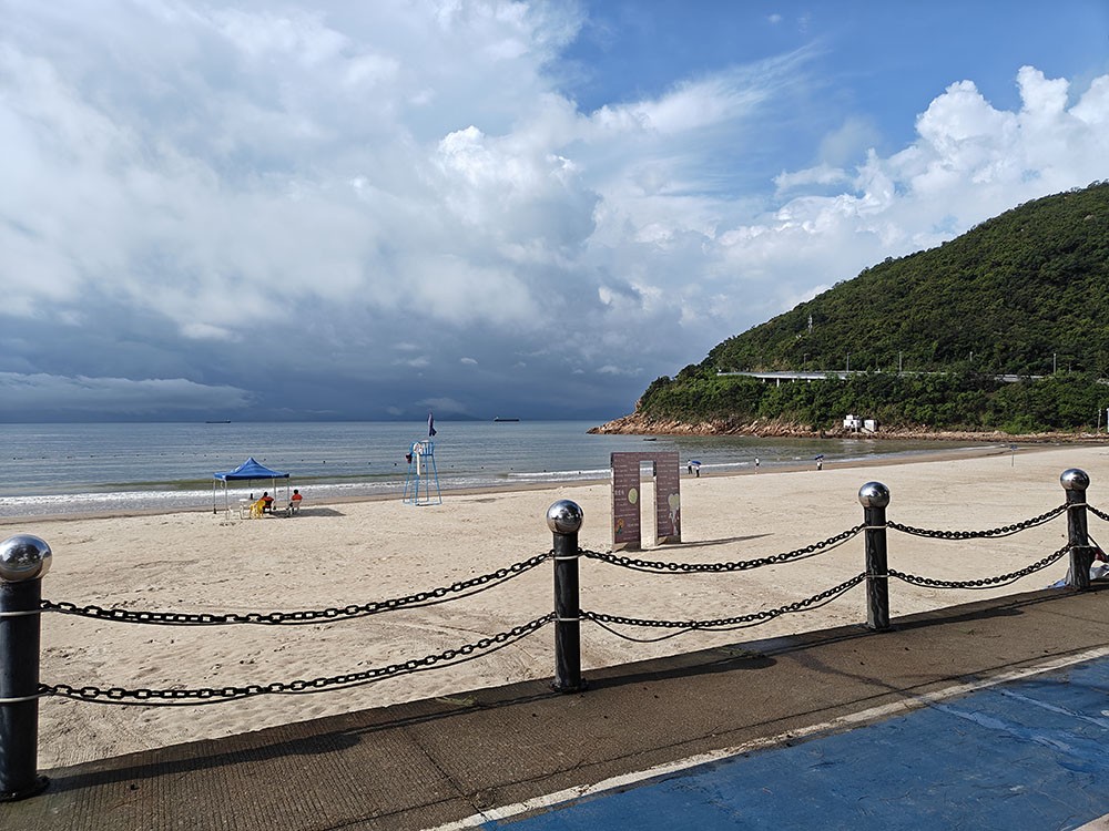 “溪涌之行，6月風雨擋不住激埃特的熱情”/